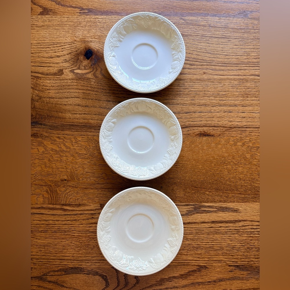 International China Devonshire Saucer - Set of 3 ~6.25”- made in England